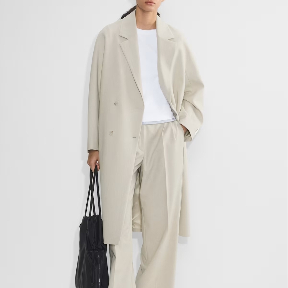 Aritzia BABATON Slouched Coat.